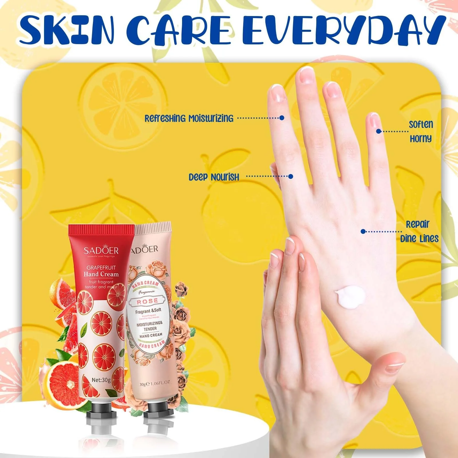 Крем для рук UCAMP Набір, 22 шт, Різні аромати, фото №4