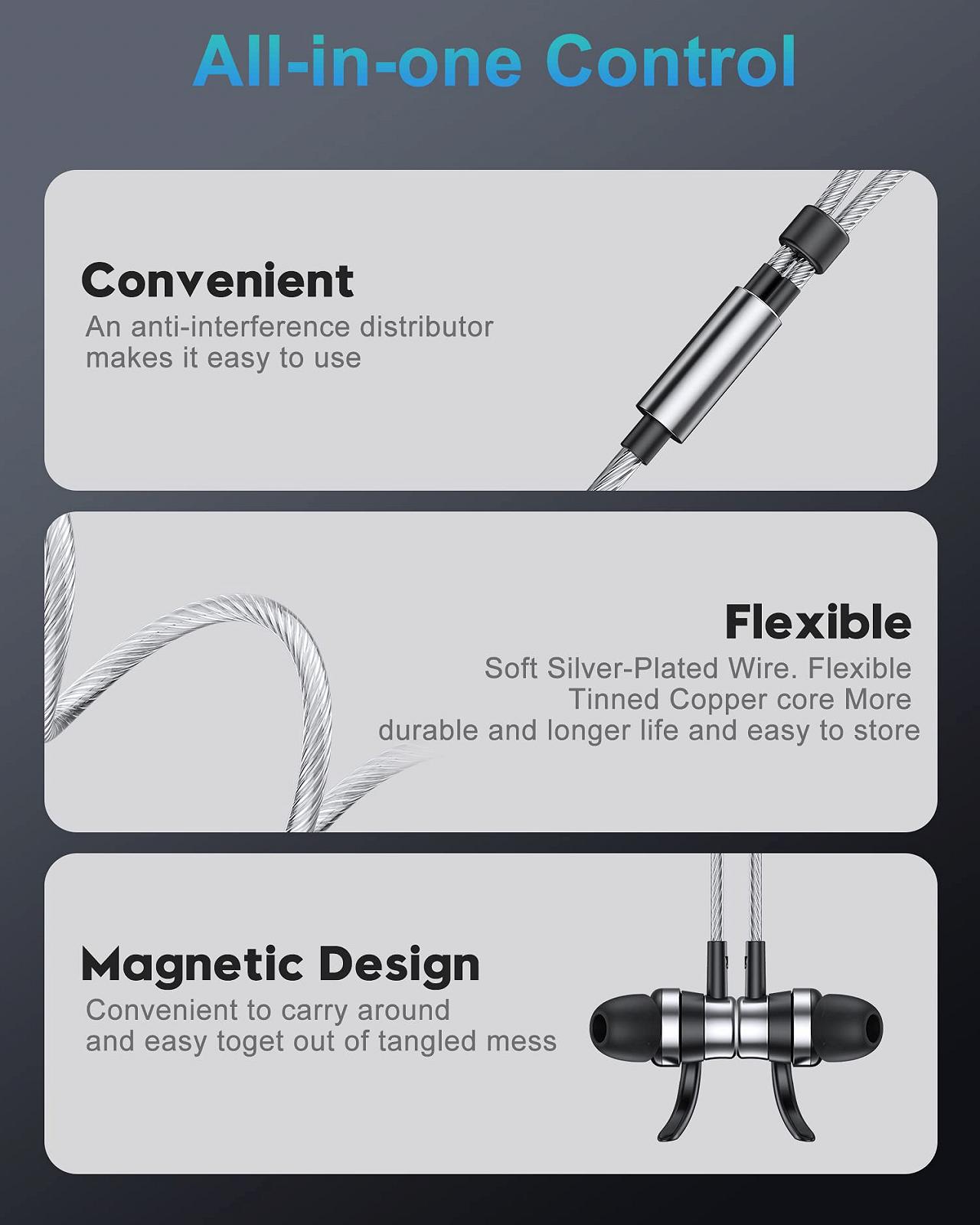 USB-C наушники In-Ear USB C Bass Stereo Noise Isolating с микрофоном USB C порт для Samsung S23 S24 S22 S21 S20 A54 iPad Pro Pixel 7 6a OnePlus 9, фото №6