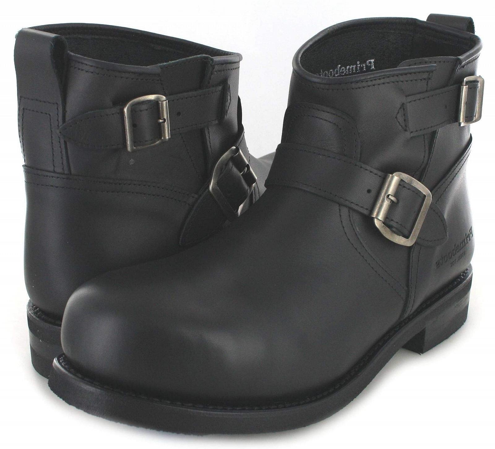 Ботинки Biker Boots FB Fashion Unisex 43479 Black Engineer Boots Black, фото №3