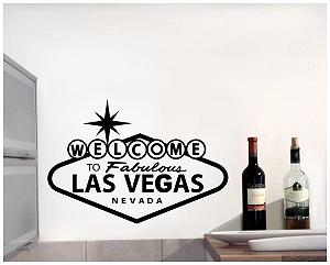 Наклейка на стіну "Welcome to Las Vegas" цитата synthetic.ua - Фото 1
