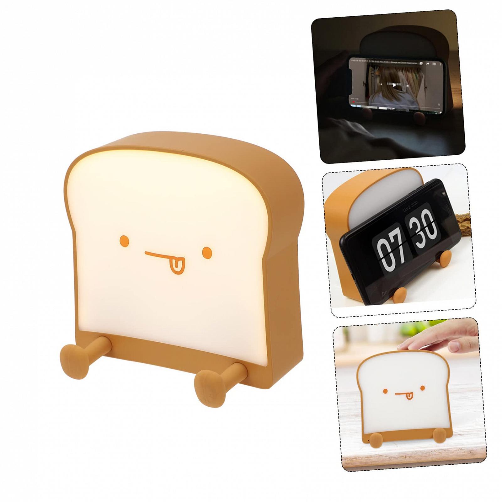 Настольная лампа OSALADI Toast Ночник силиконовая подставка для телефона, фото №6 Настольная лампа OSALADI Toast Ночник силиконовая подставка для телефона, фото №6
