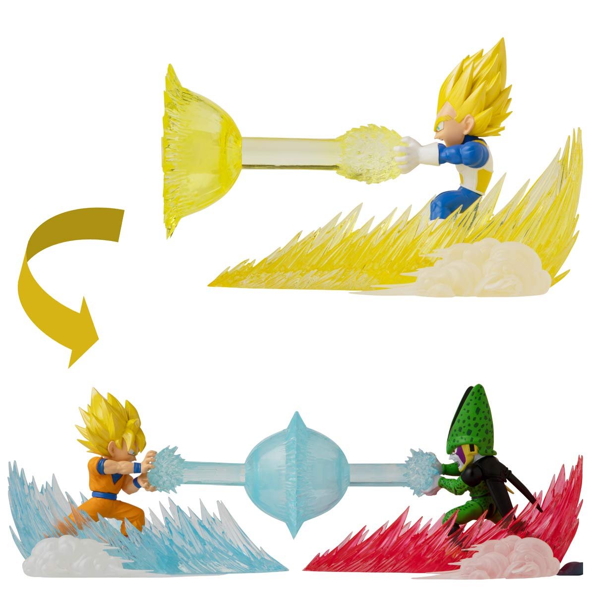 Фигурка BANDAI Super Saiyan Vegeta Final Blast 9 см, разноцветный, фото №5