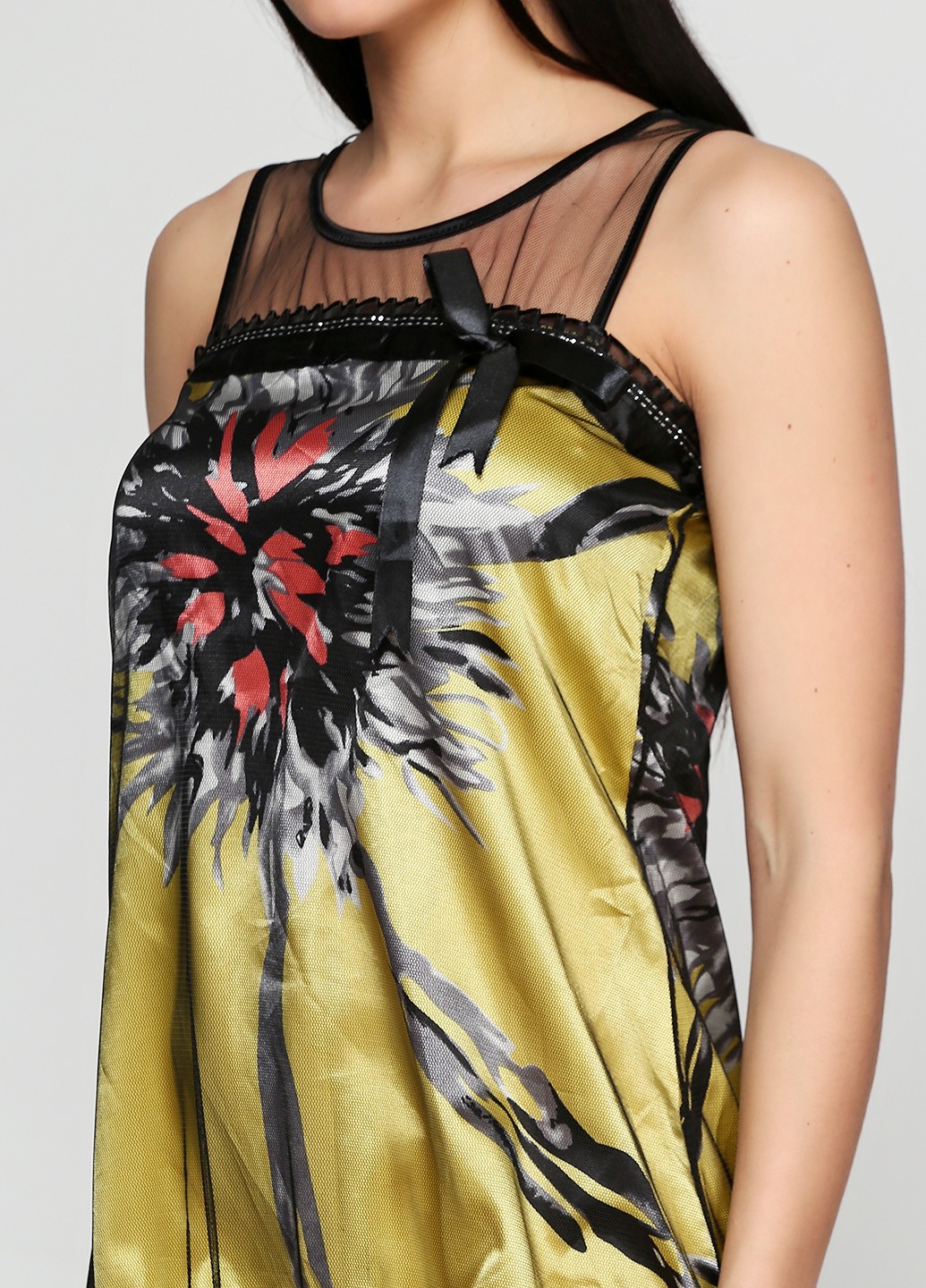 Платье MTP one size Черный (CH-ПЛ12_Black-Yellow), фото №3