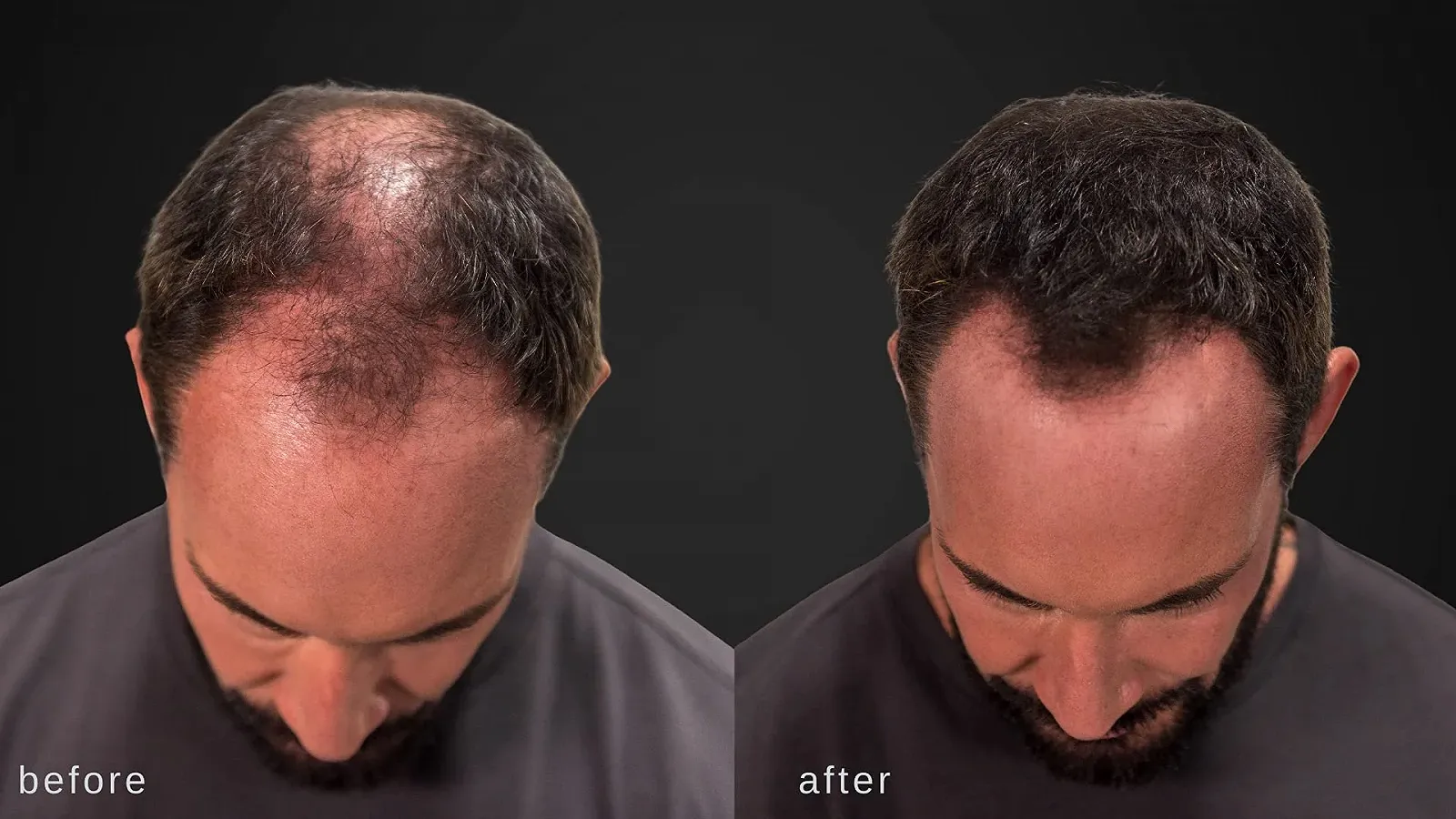 Волокна для загущення волосся LUXE з натуральним кератином Темно-коричневий, фото №5