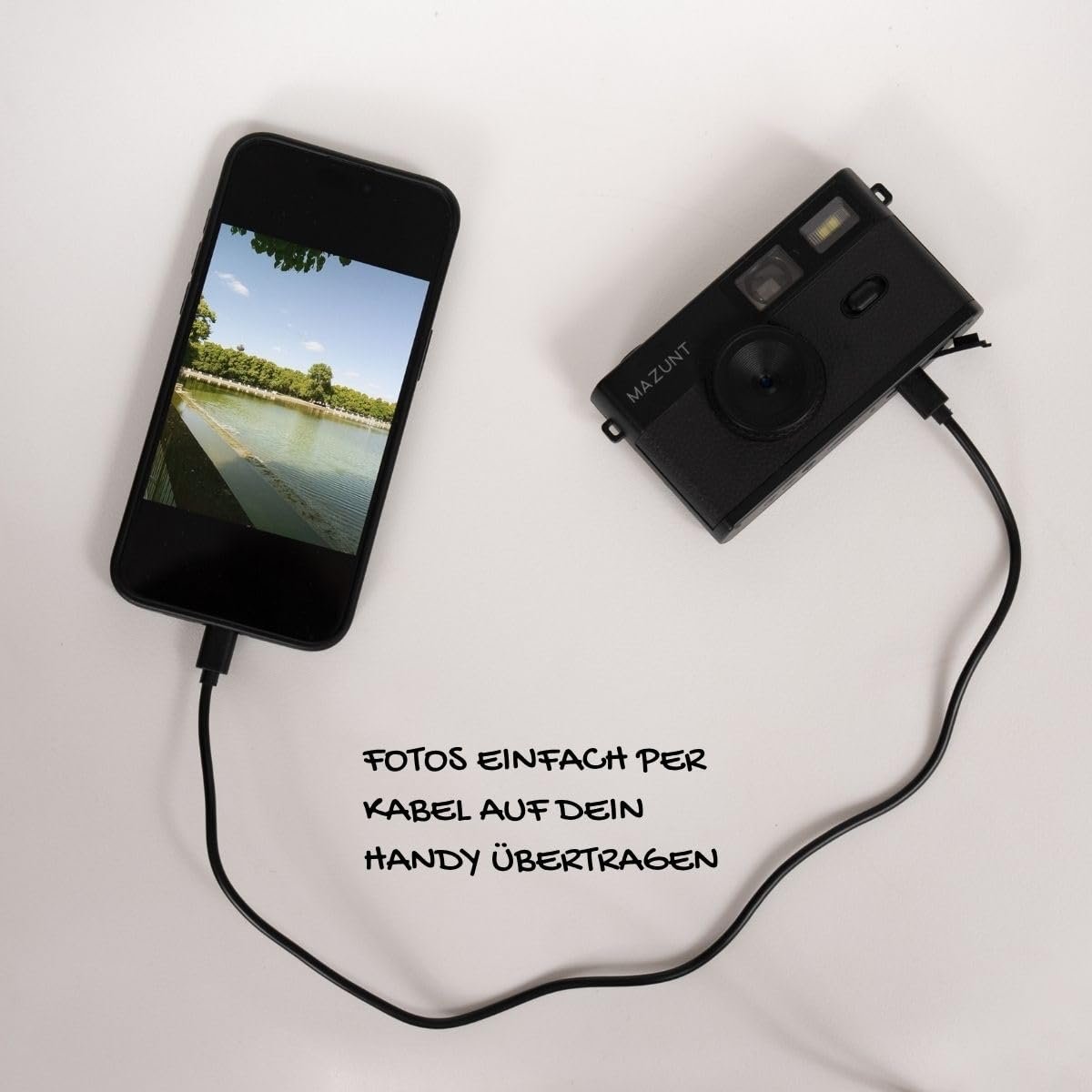 Цифровая камера Retro MAZUNT 12MP Черный, фото №6