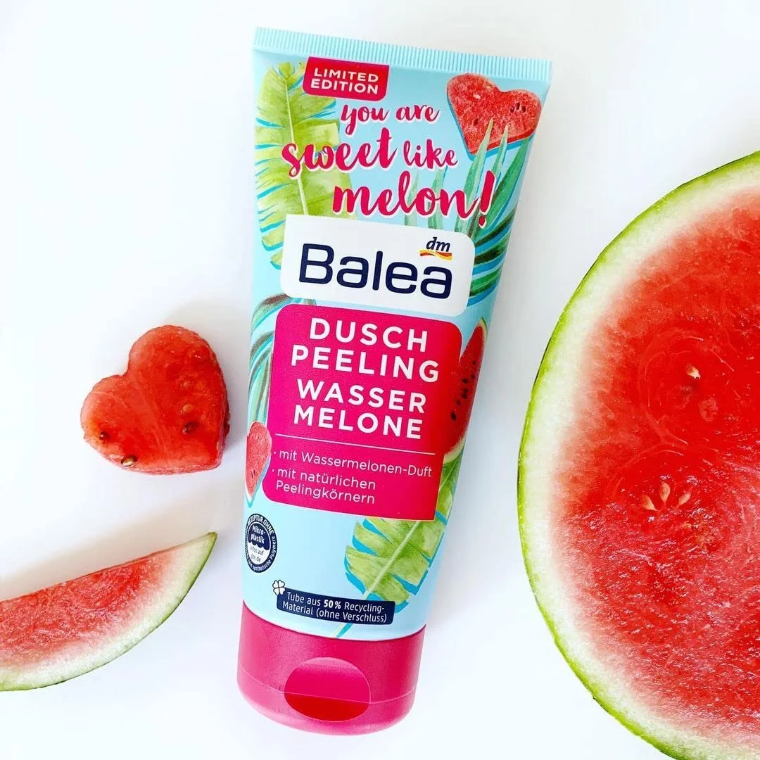 Набір для догляду за тілом Balea Hawaiian Dream Гель для душу з літнім ароматом кокоса (300 мл) + Скраб для душу Кавун (200 мл), 500 мл, фото №6