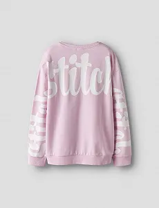 Свитшот NAME IT Nkfakira Stitch RLX Sweat Bru Wdi для девочек synthetic.ua - Фото 1