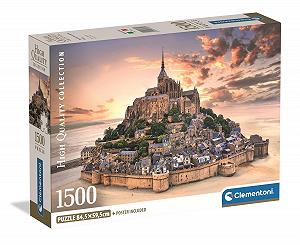 Пазл Clementoni Puzzle Collection The Mont Saint-Michel Rising 1500 Pieces 31730 - Фото 1