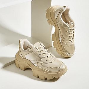 Кроссовки Lucky Step женские 90S Rhinestone на платформе - повседневные кроссовки на шнуровке synthetic.ua - Фото 1