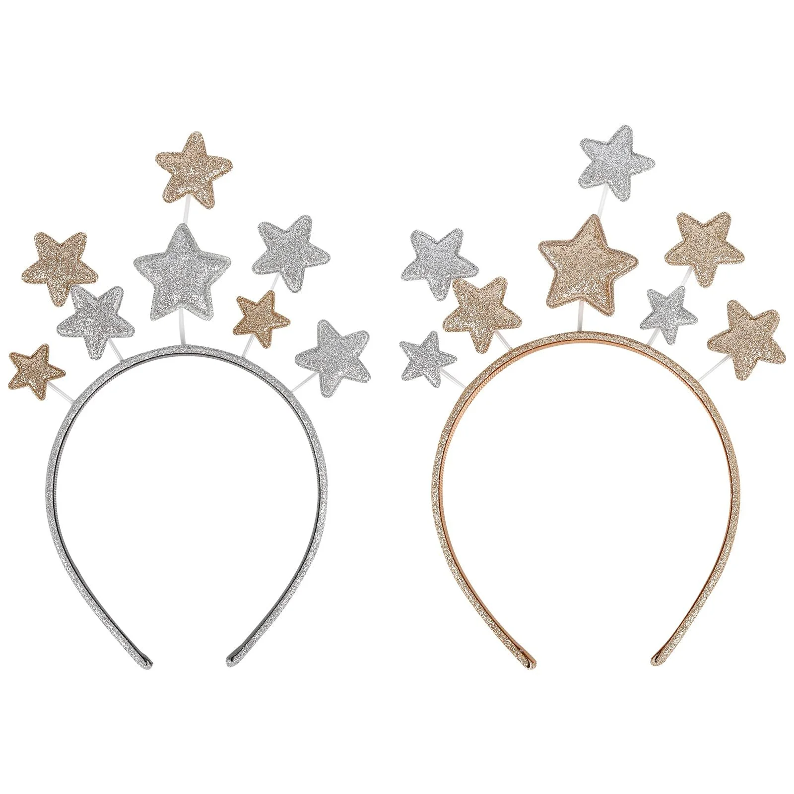 Набір Різдвяних обручів зі зірками, фото №1