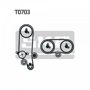 Комплект водяного насоса и ремня ГРМ SKF VKMC 01122 для AUDI SEAT SKODA VW synthetic.ua - Фото 1