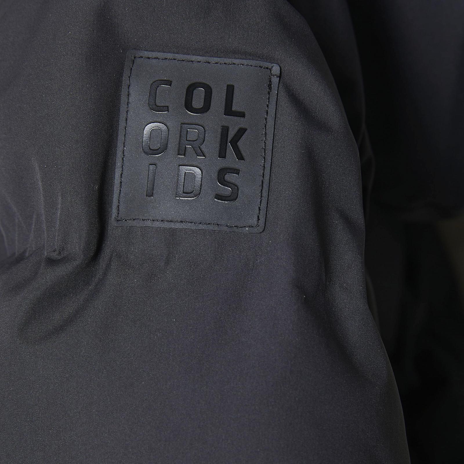 Куртка Color Kids Jr. стьобана довга Чорний, фото №4 Куртка Color Kids Jr. стьобана довга Чорний, фото №4