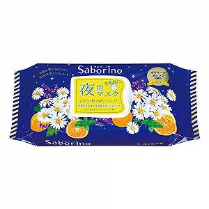 Ночная маска для лица BCL Saborino Otukaresa Moist Type 28шт Ромашка Апельсин (Зеленый чай) - Фото 1