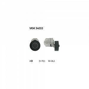 Натяжитель поликлинового ремня SKF VKM 34033 для FORD MAZDA, центральный - Фото 1