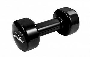Гантель вінілова PowerPlay 2 кг PP_4121 Чорна 1шт synthetic.ua - Фото 1