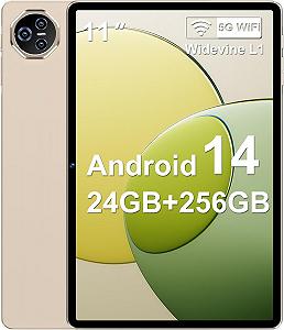 Планшет 11" Biegedy B23 8+16/256Gb 8 ядер Android 14 8000 mAh Gold - Фото 1