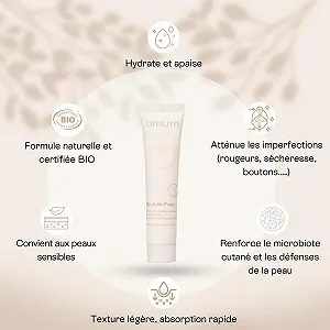 Зволожувальний балансувальний крем для обличчя Omum Ma Jolie Peau 40 мл synthetic.ua - Фото 1