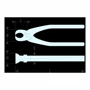 Плоскогубцы Facom 495 A.28EL, 28 см synthetic.ua - Фото 1