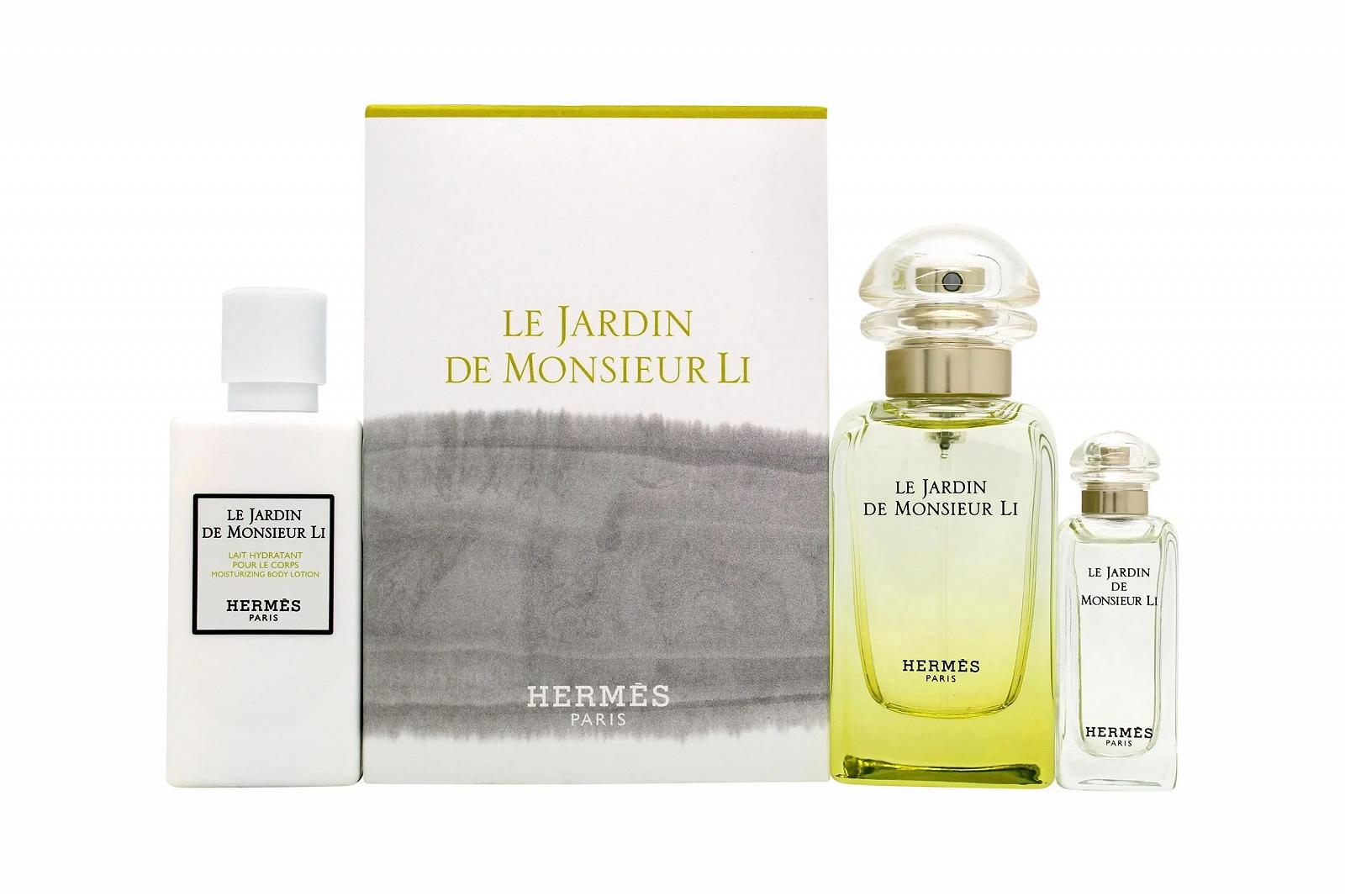 Набір Hermès Le Jardin De Monsieur Li EdT 50 мл + BL 40 мл + TS 7.5 мл, фото №1