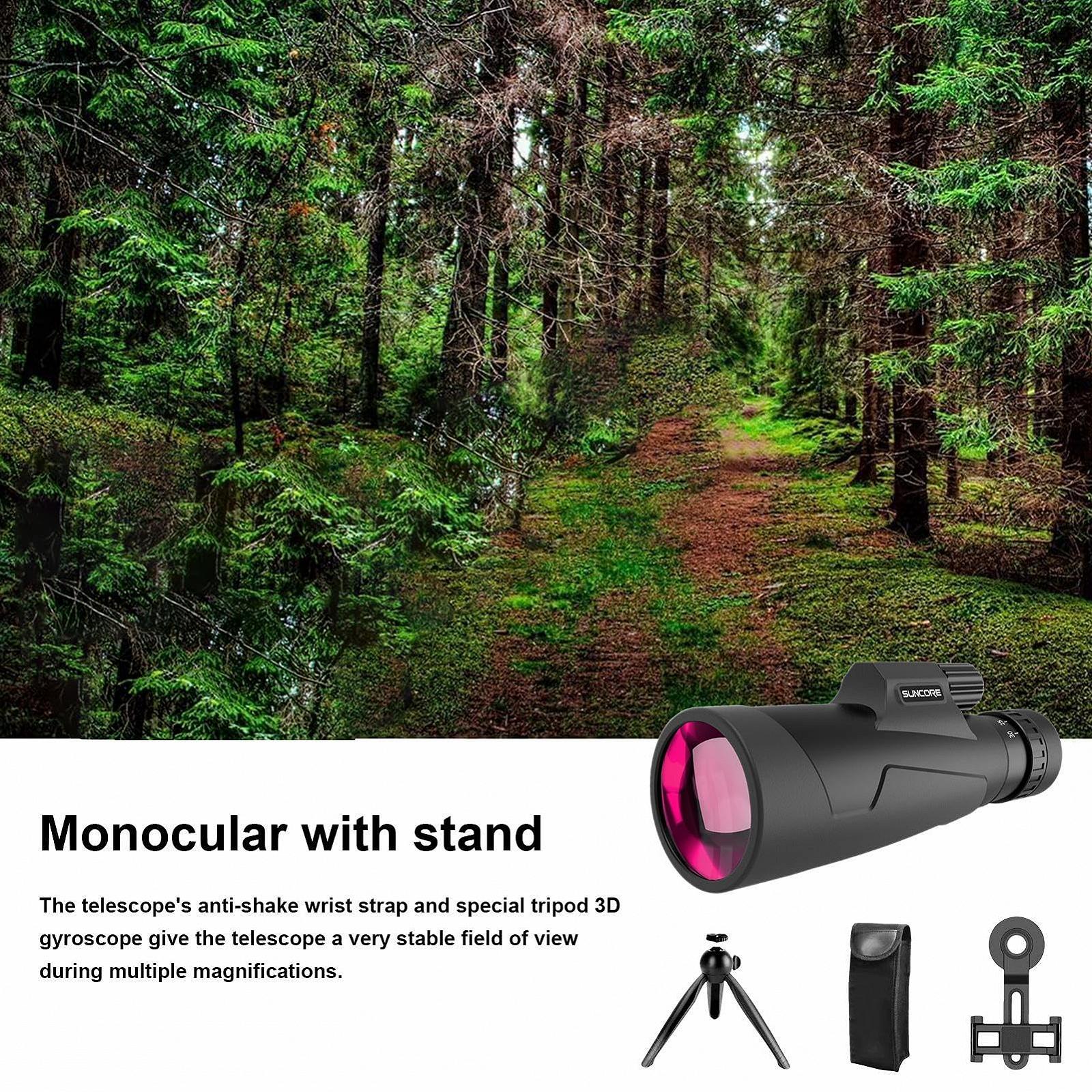 Монокуляр LearnLyrics термічний 10-30x50 з тримачем для телефона, фото №2