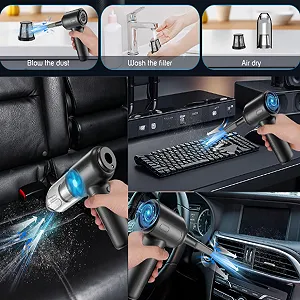 Електрична повітродувка WYFCR LED 3 швидкості 7500 mAh synthetic.ua - Фото 1