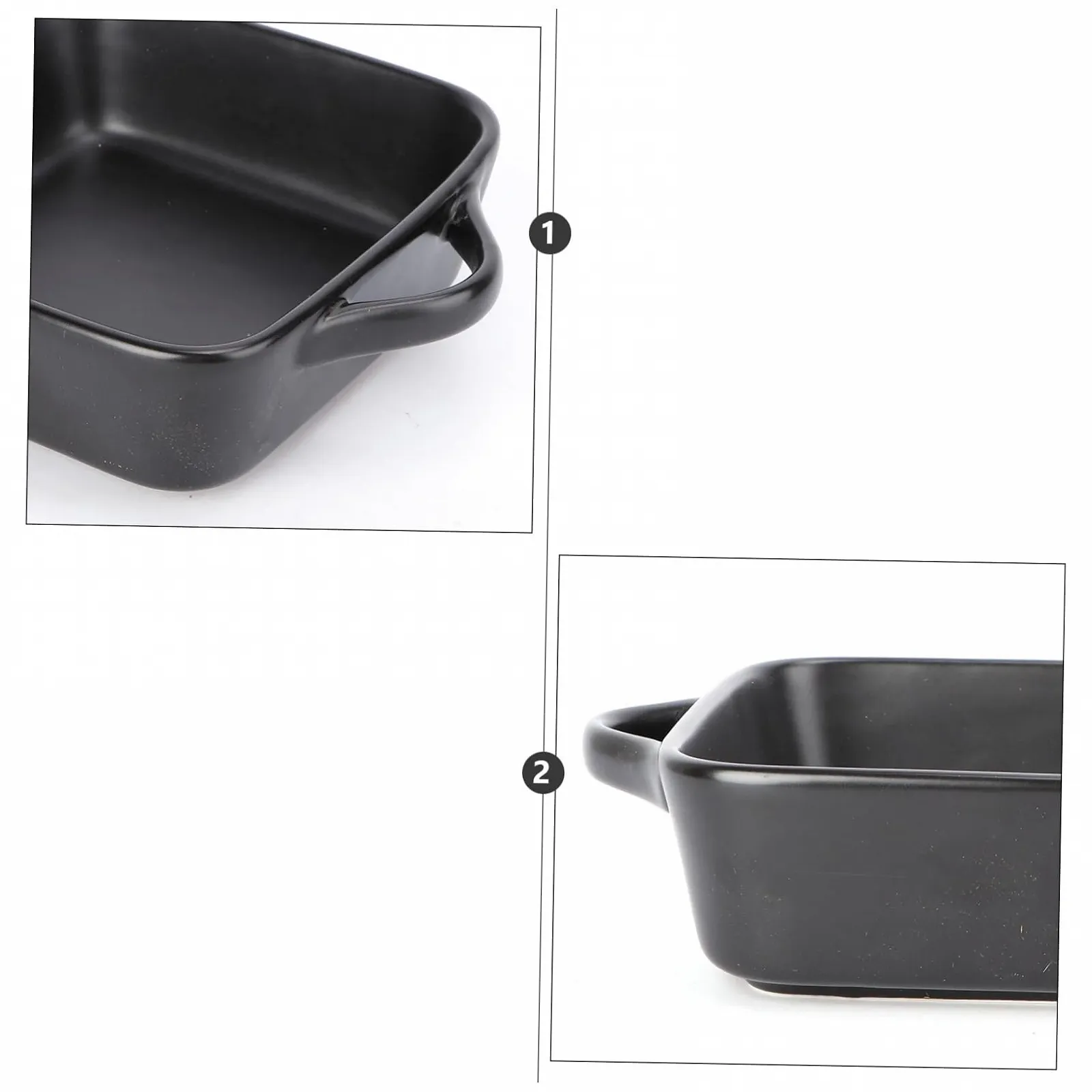 Форма для запекания GLEAVI фарфоровая с ручками, термостойкая, фото №6