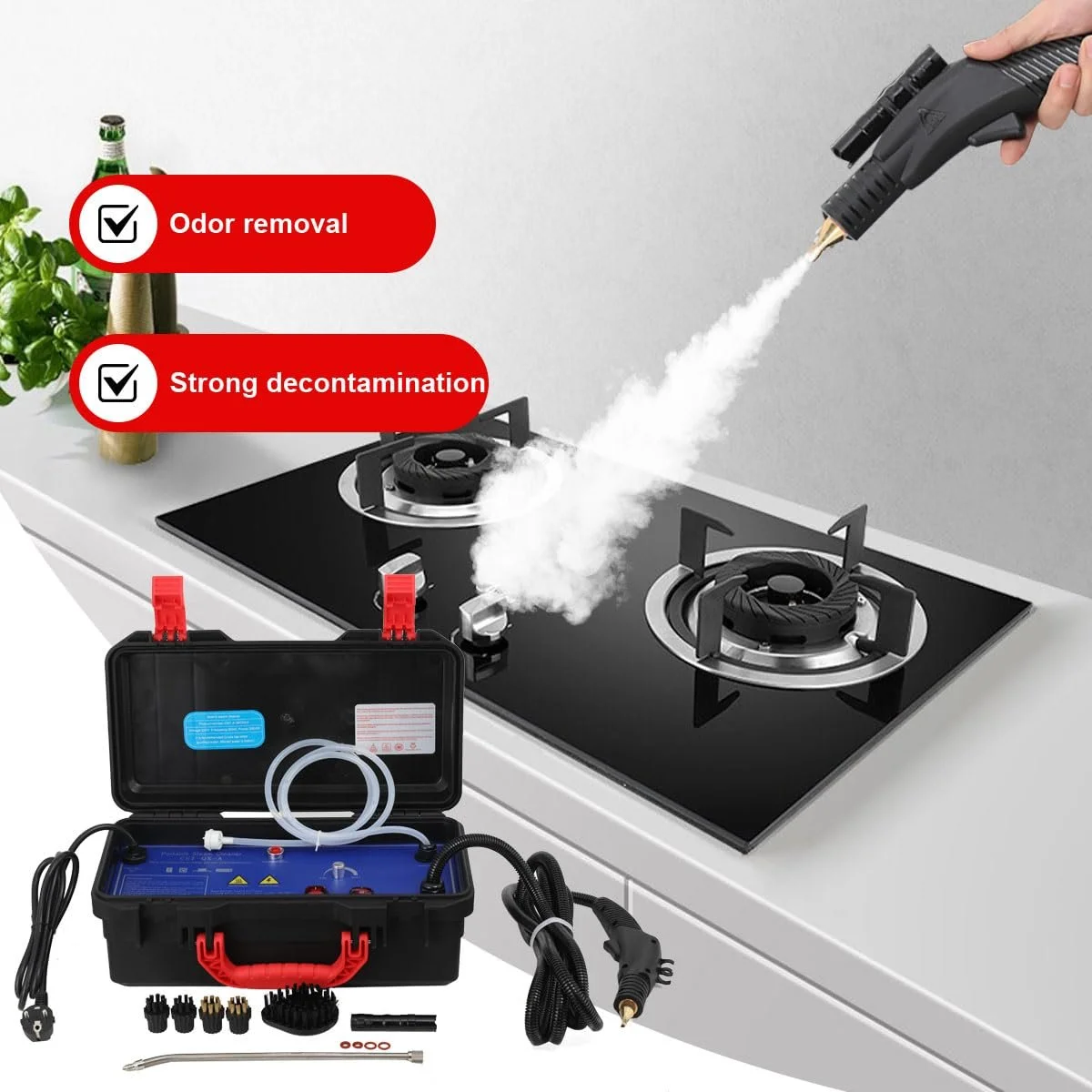 Пароочисник високого тиску 3000 Вт 120 °C 3.5 бар, фото №6