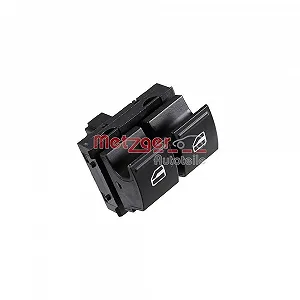 Перемикач склопідйомника METZGER 0916307 GREENPARTS для VAG, зі сторони водія, передній - Фото 1