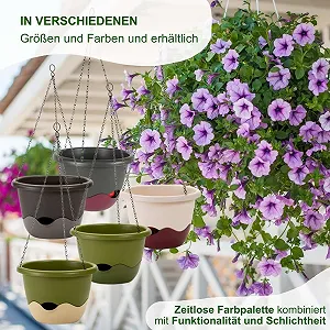 Подвесное кашпо Mareta ø30 см с автополивом, набор 2 шт., слоновая кость / винно-красный цена на synthetic.ua - Фото 1 Подвесное кашпо Mareta ø30 см с автополивом, набор 2 шт., слоновая кость / винно-красный synthetic.ua - Фото 1