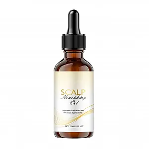 Масло для роста волос Натуральное масло для утолщения волос для увеличения объема 30 мл - Решение для утолщения Продукты красоты для поврежденных тонких длинных вьющихся волос Утро Вечер Ежедневно После - Фото 1