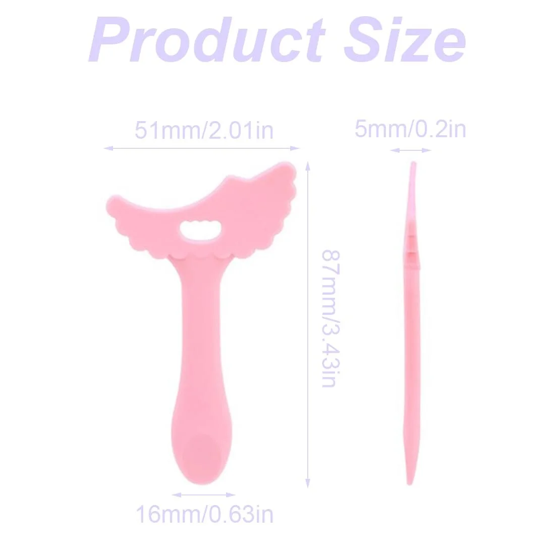 Трафарет для подводки DDKY Силиконовый многоразовый, фото №2