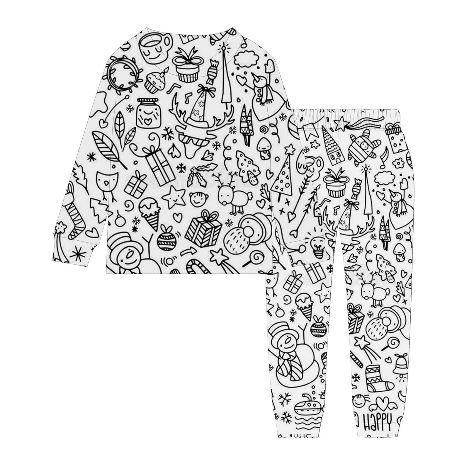 Пижама Fluffy, детская, теплая, флисовая, комплект, повседневная, длинный рукав, две части, осенняя одежда, детский халат, динозавр, животные, зимняя одежда для мальчиков и девочек, фото №1