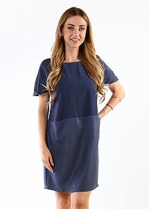 Платье Say 36 Серый (POA-805119-26А-Gray-blue) - Фото 1