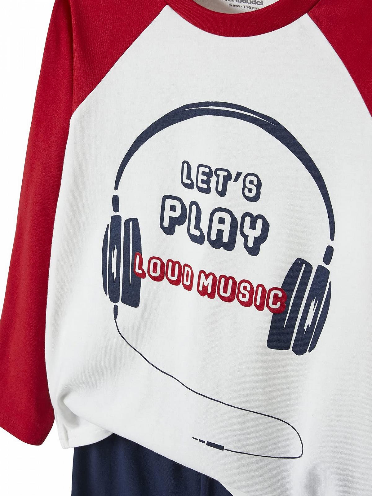 Комплект піжам Vertbaudet Музика Oeko-Tex, фото №5