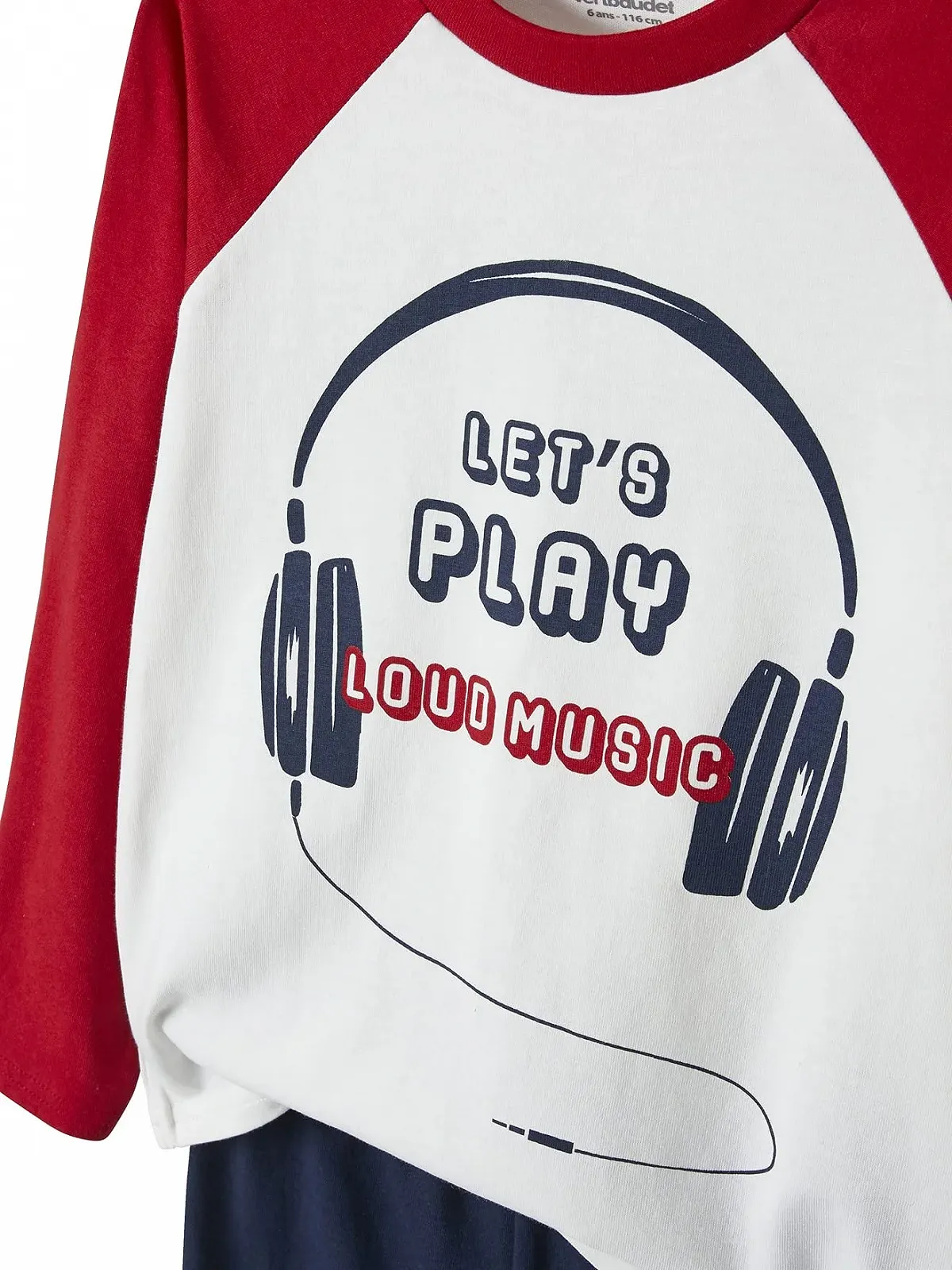 Комплект пижам Vertbaudet Музыка Oeko-Tex, фото №5