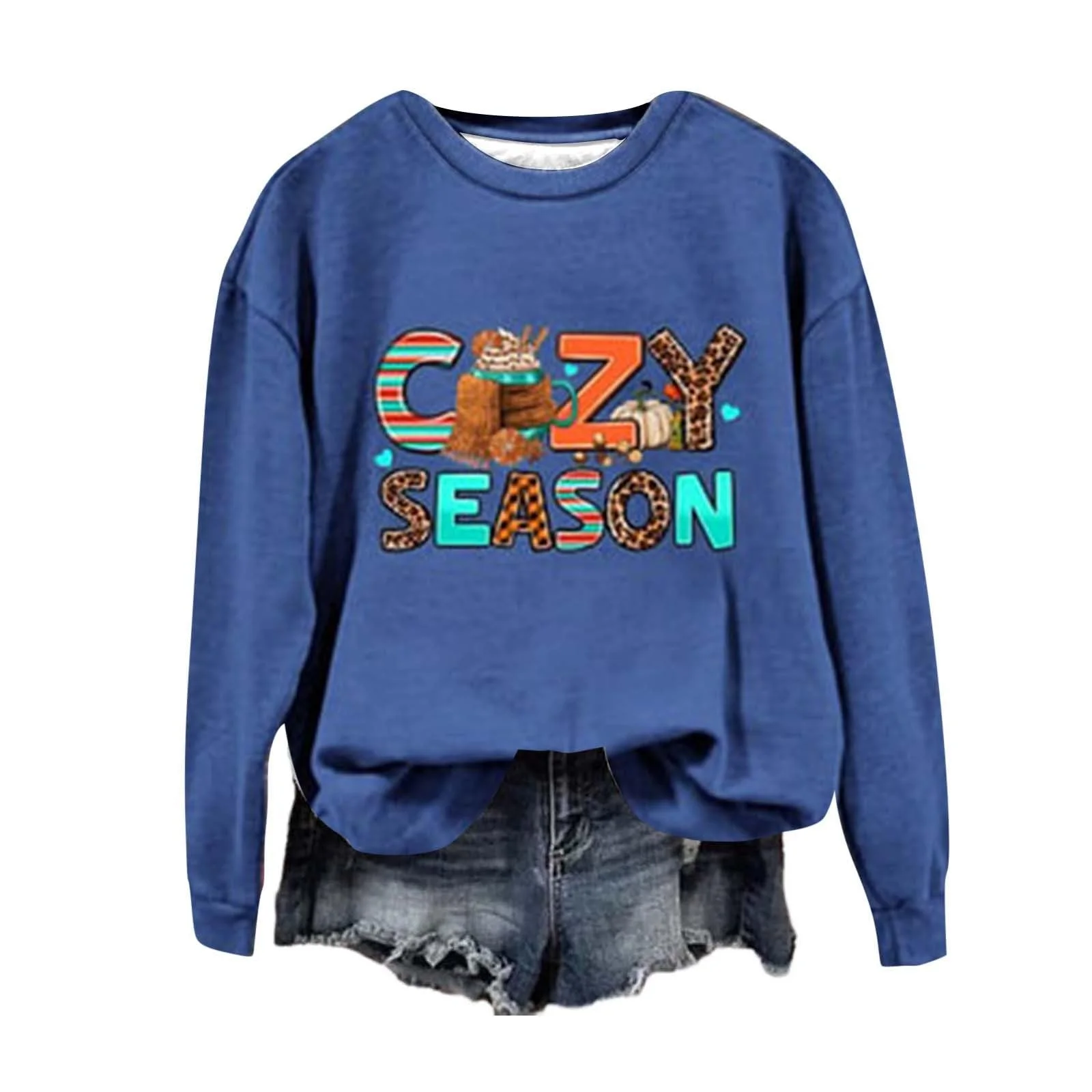 Жіночий світшот Generisch Oversized М'який Смугастий, фото №1 Жіночий світшот Generisch Oversized М'який Смугастий, фото №1