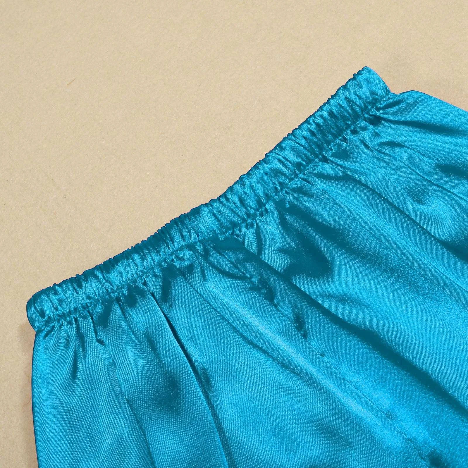 Детский атласный пижамный комплект для девочек и мальчиков, рубашка на пуговицах, длинные брюки, одежда для сна и отдыха, ночная рубашка из 2 предметов для детей 2-14 лет, фото №6 Детский атласный пижамный комплект для девочек и мальчиков, рубашка на пуговицах, длинные брюки, одежда для сна и отдыха, ночная рубашка из 2 предметов для детей 2-14 лет, фото №6