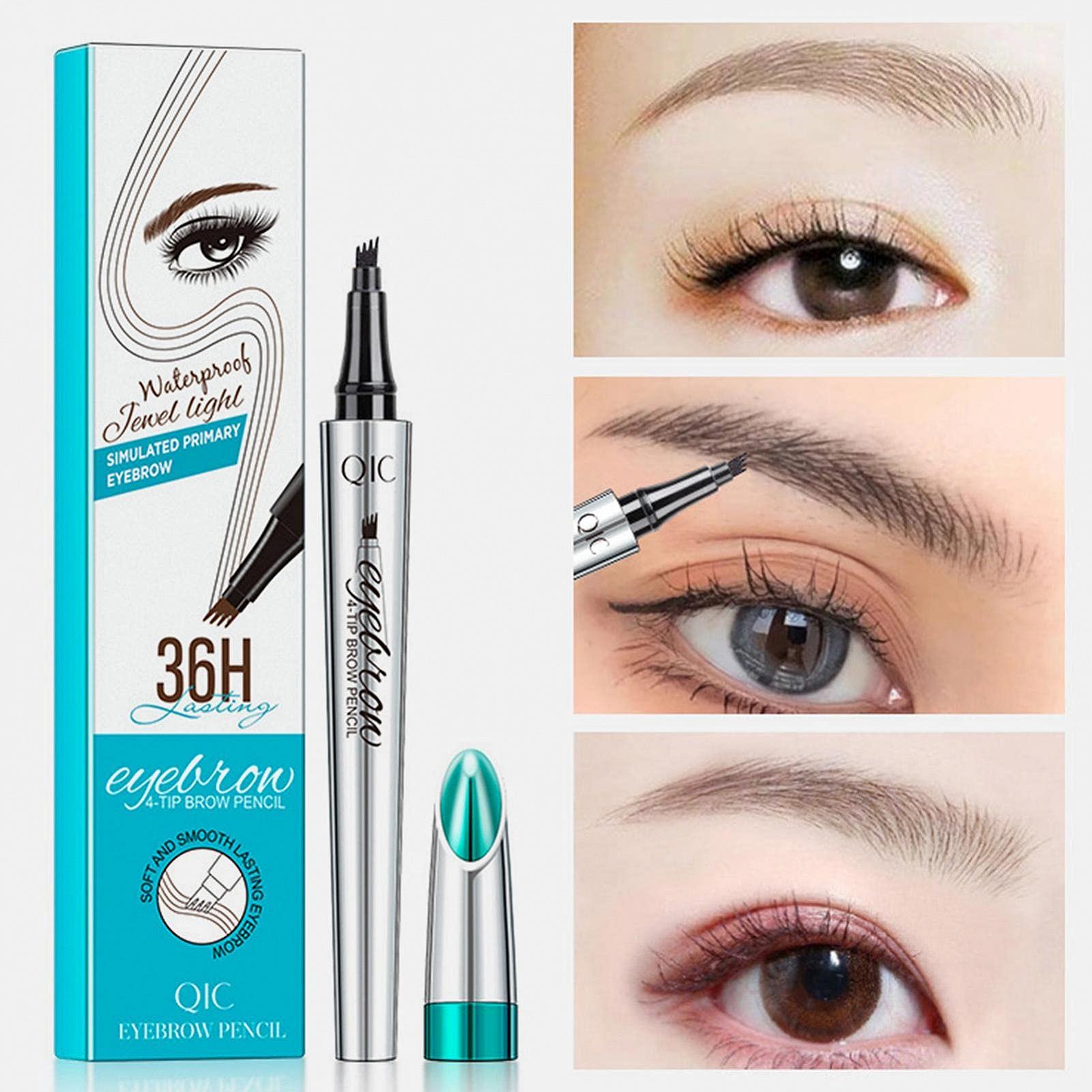 Олівець для брів Vierzinierter водостійкий ультратонкий, фото №4