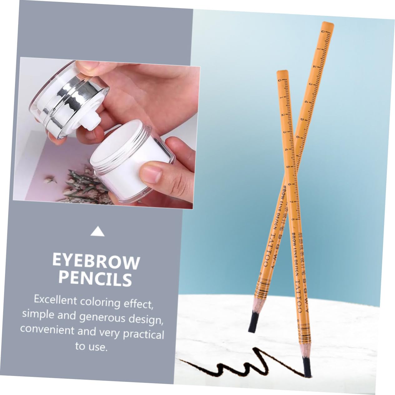 Карандаш Healvian Augenbrauenstifte Make-up Augenbrauen, фото №4 Карандаш Healvian Augenbrauenstifte Make-up Augenbrauen, фото №4