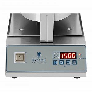 Вафельница Royal Catering RCWM-1300-RE, бельгийская вафельница, диаметр 18 см, поворотная, 1300 Вт, таймер 99 минут, корпус из нержавеющей стали, черная synthetic.ua - Фото 1