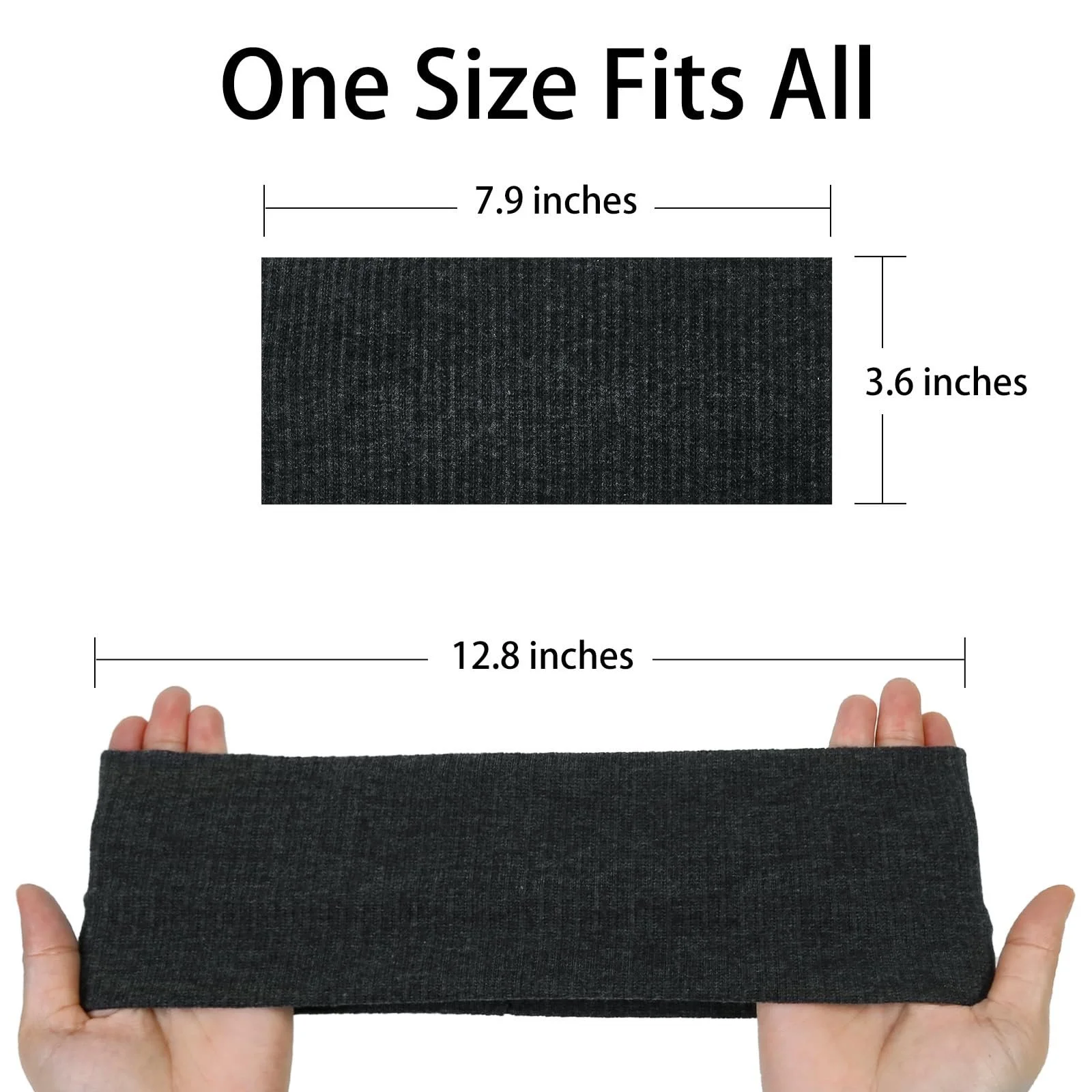 Пов'язка на голову Жіноча Еластична Широка Богемна Спортивна, фото №2