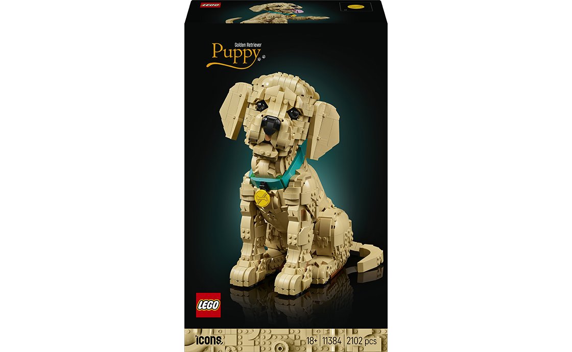 Конструктор Лего LEGO Icons Щенок золотистого ретривера (11384), фото №1