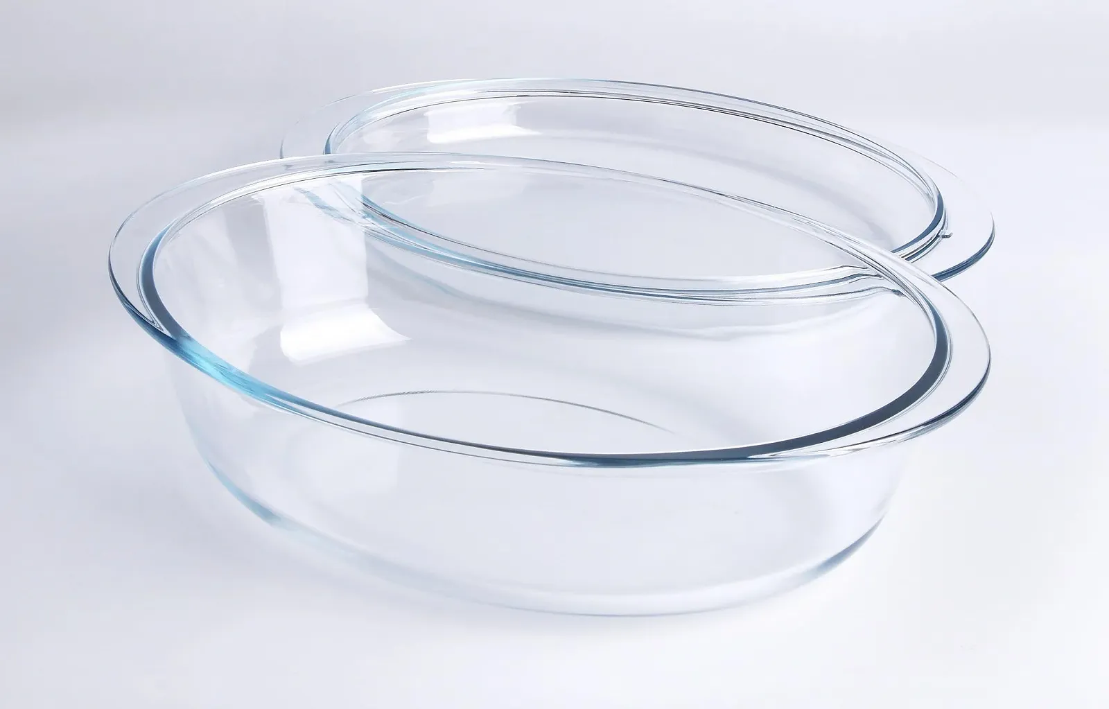 Форма для запекания 3,4 л овальная из закаленного стекла с крышкой для духовки и морозильной камеры, фото №3