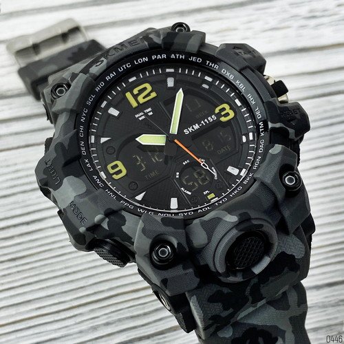Годинник Skmei 1155B Military Gray, фото №4
