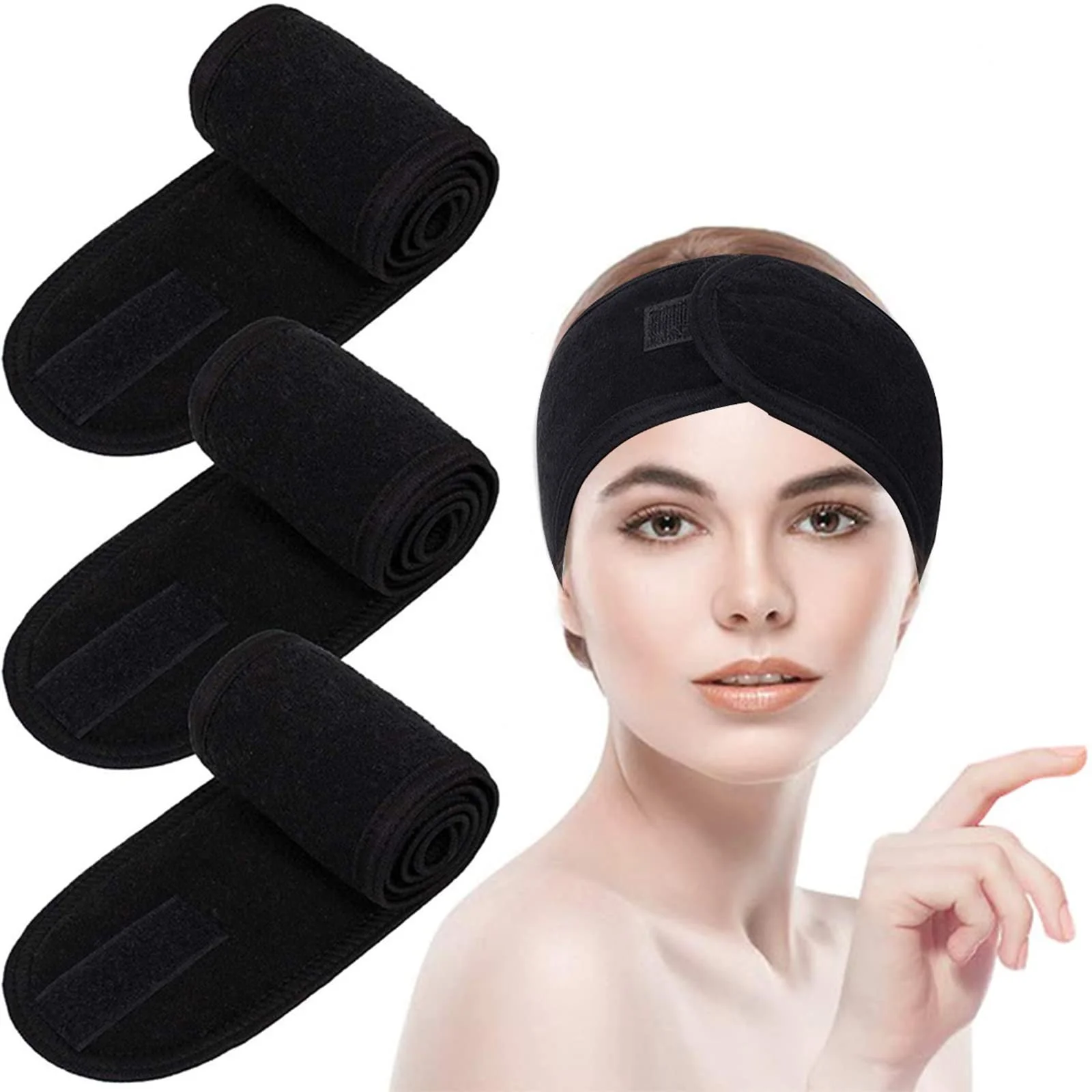 Набір пов'язок для волосся для макіяжу, фото №1