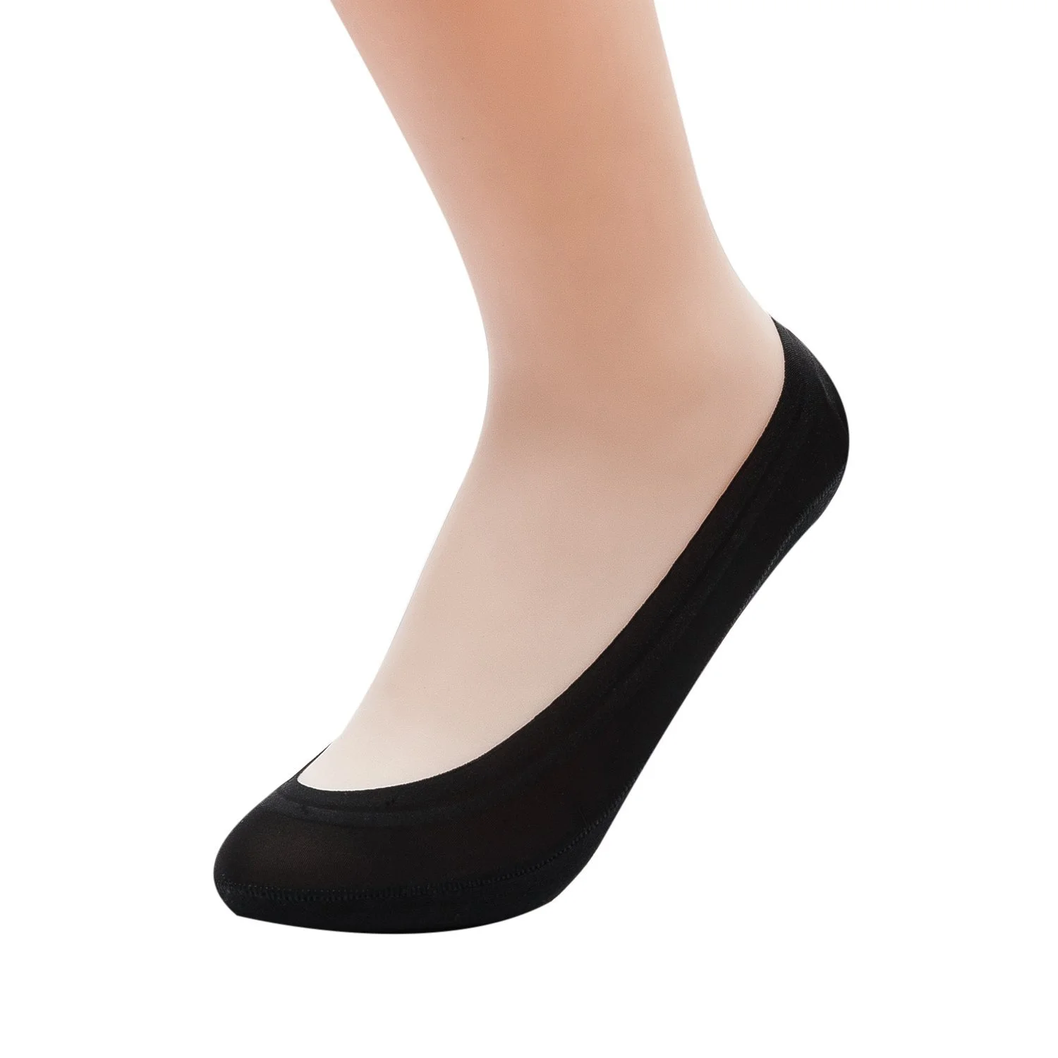 Женские носки-следки Jarseen Хлопок Нейлон с нескользящим силиконом - 4 пары, фото №6