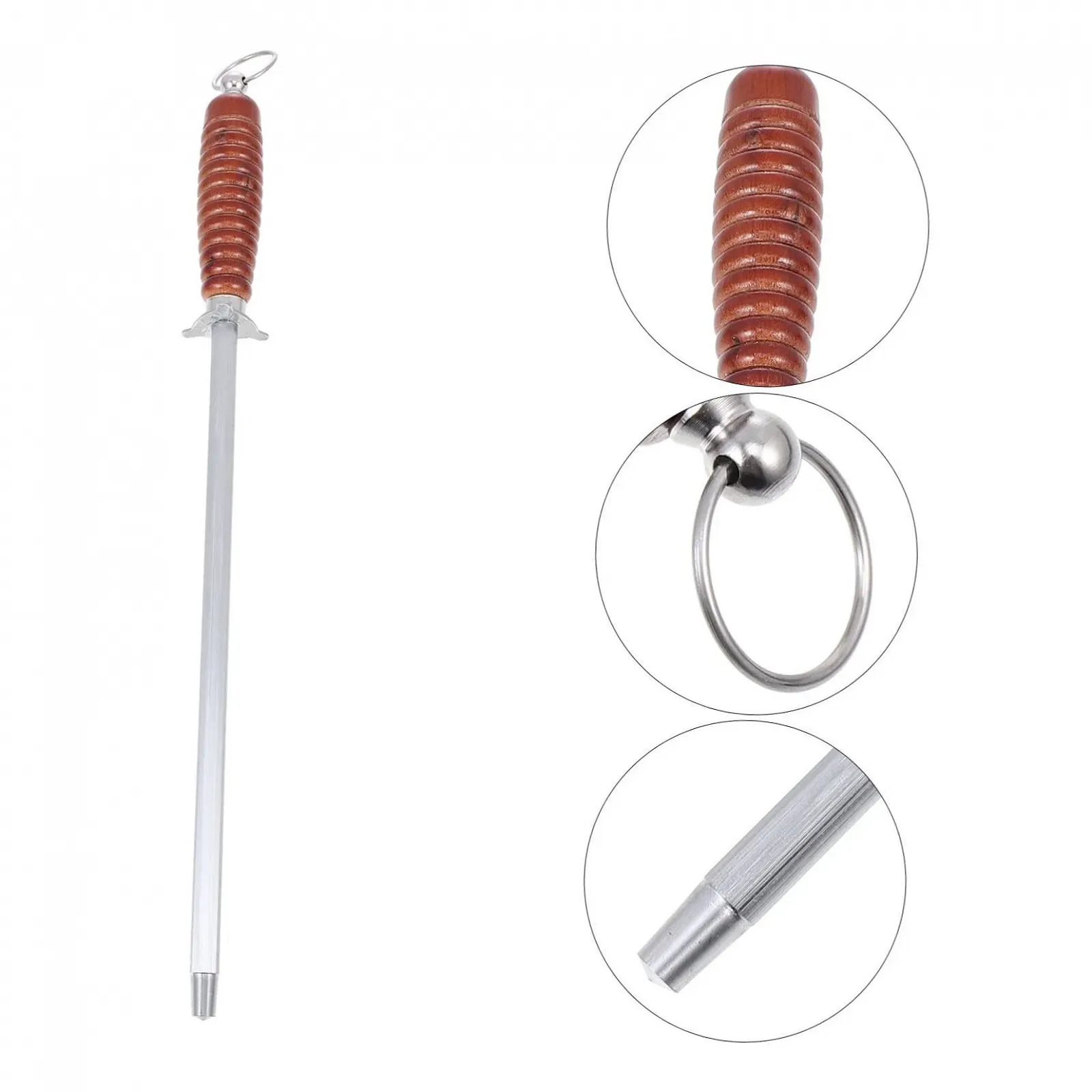 Мусат Mobestech стальной с деревянной ручкой, фото №5