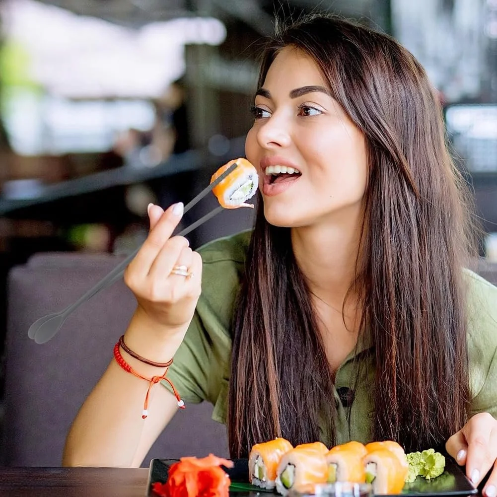 Ложки для кави Силіконові 28 см Подвійні Універсальні для змішування, фото №3 Ложки для кави Силіконові 28 см Подвійні Універсальні для змішування, фото №3