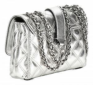 Сумка GUESS Giully Mini 2 Compartment Convertible Flap XS Silver synthetic.ua - Фото 1