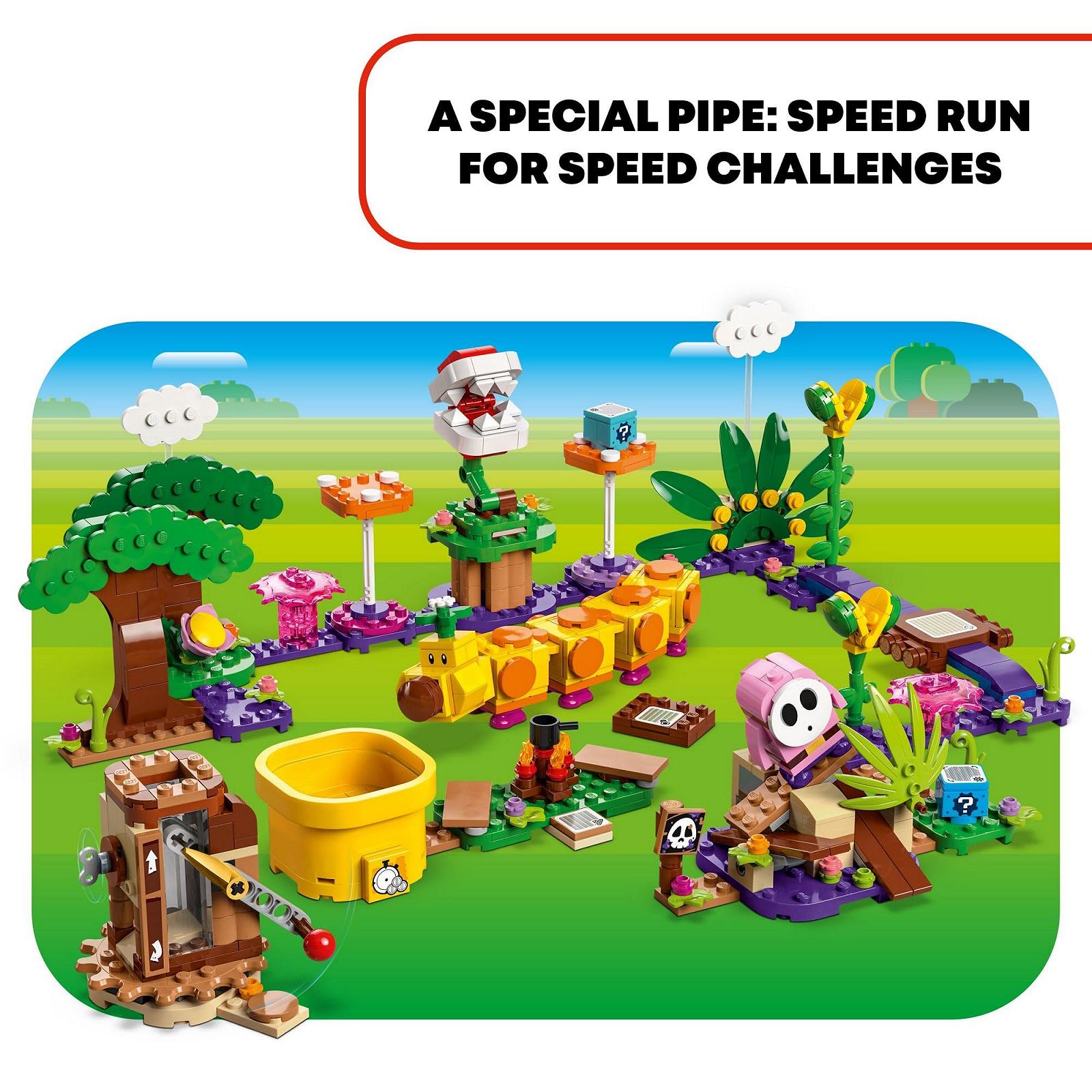 Набір LEGO Super Mario Soda Jungle Maker Рожевий Шай Гай і Віглер Джунглі, фото №5